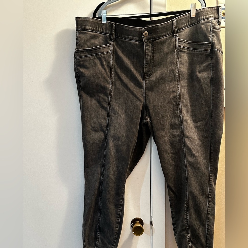 Torrid bombshell skinny moto jeans
